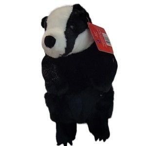 Gund Kohl's Cares Black White Badger Skunk 10” Plush Stuffed Animal